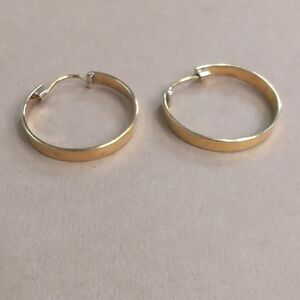 Gold Plated Hoop Earrings